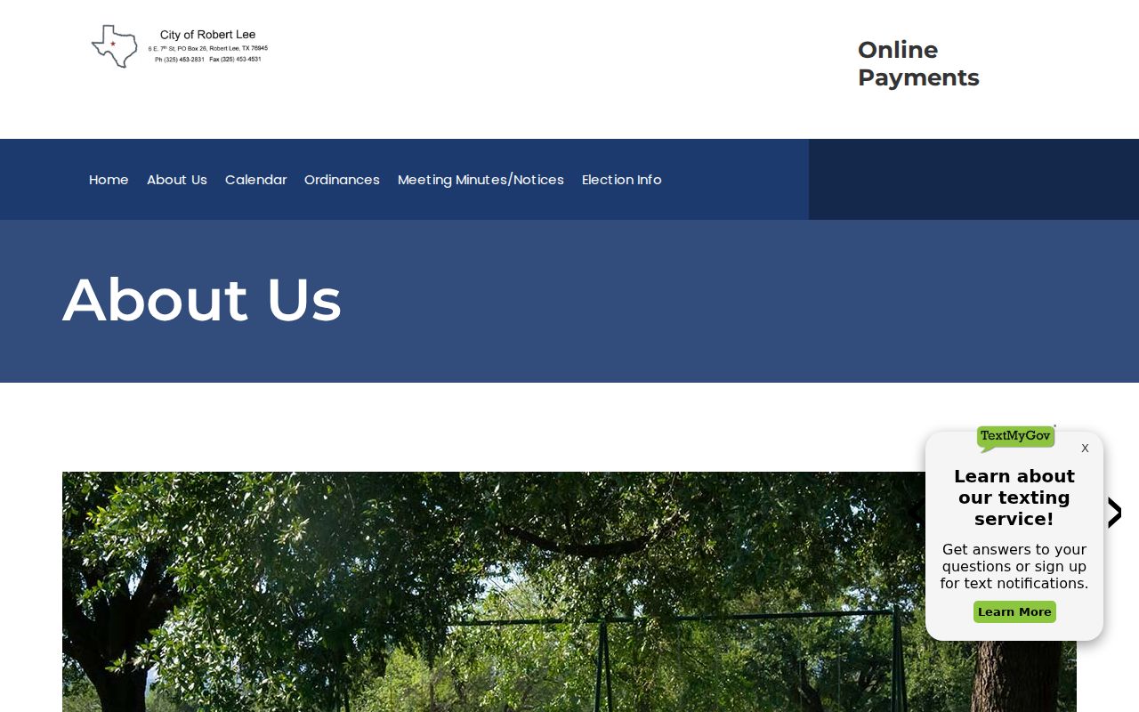 Robert Lee warrant records: official city contact page