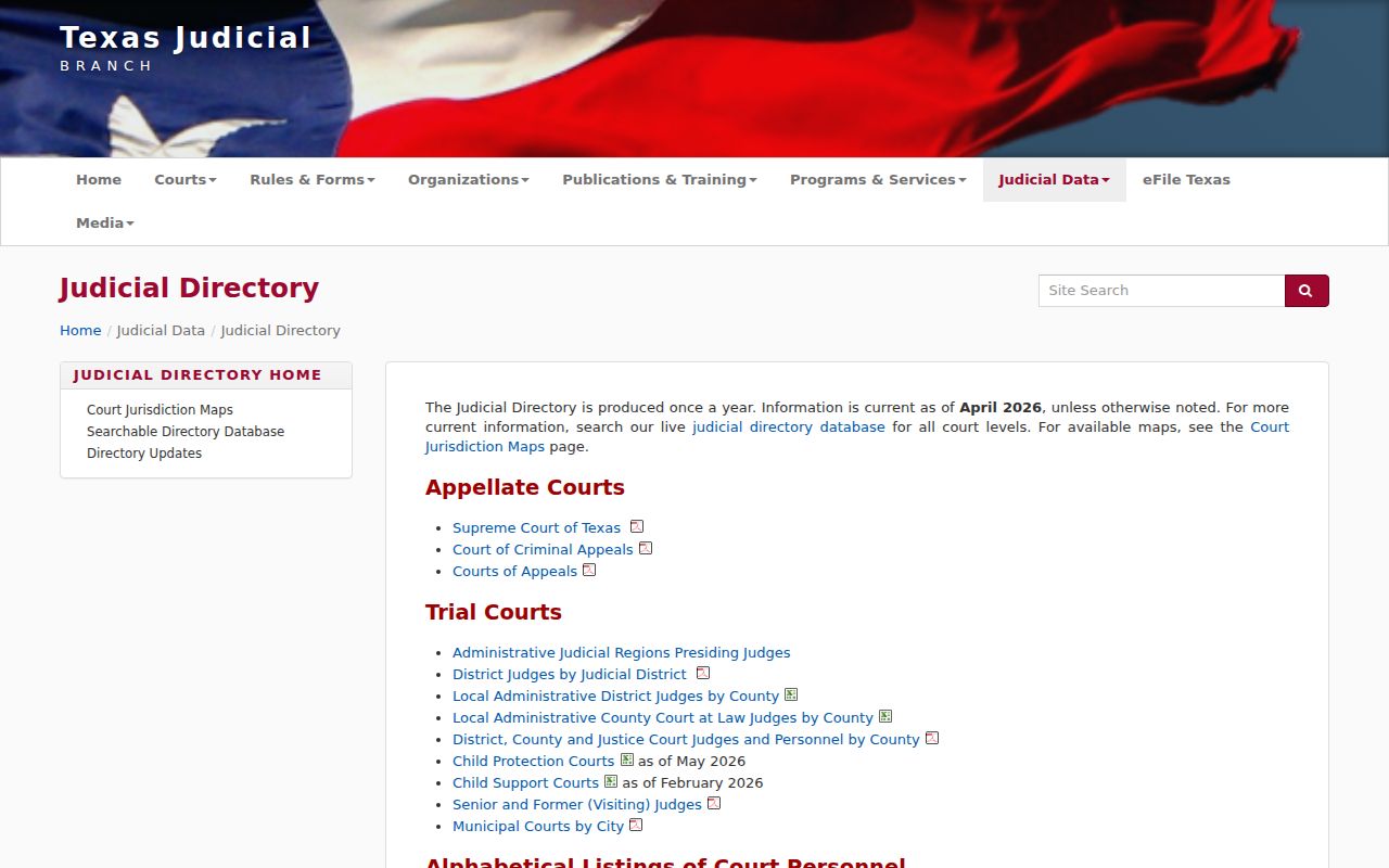 Coke County bench warrants: current Texas judicial directory